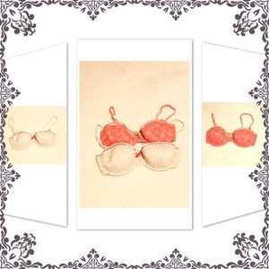 Set: Forever 21 Lace Balconette push-up bra